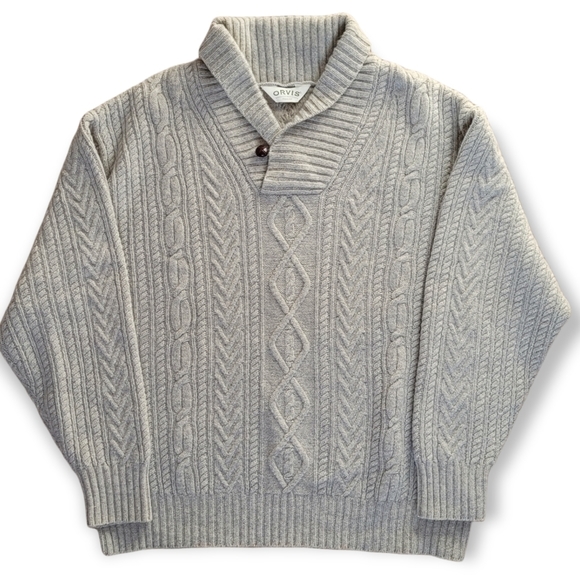 Orvis 100% Lambswool Sweater | size XL - Picture 1 of 5